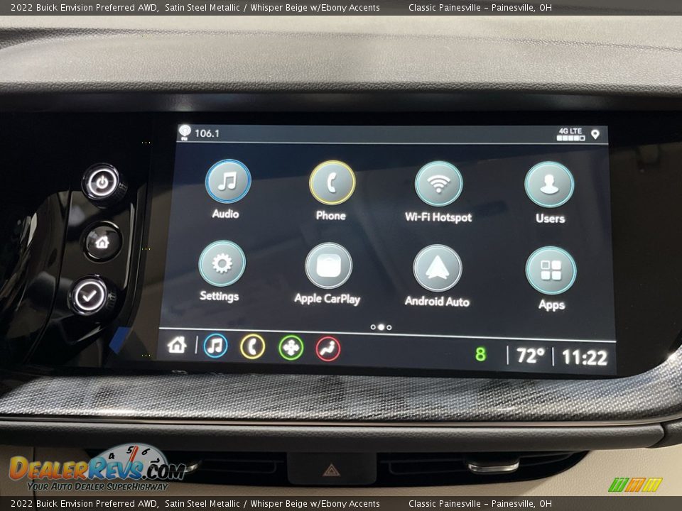 2022 Buick Envision Preferred AWD Satin Steel Metallic / Whisper Beige w/Ebony Accents Photo #5