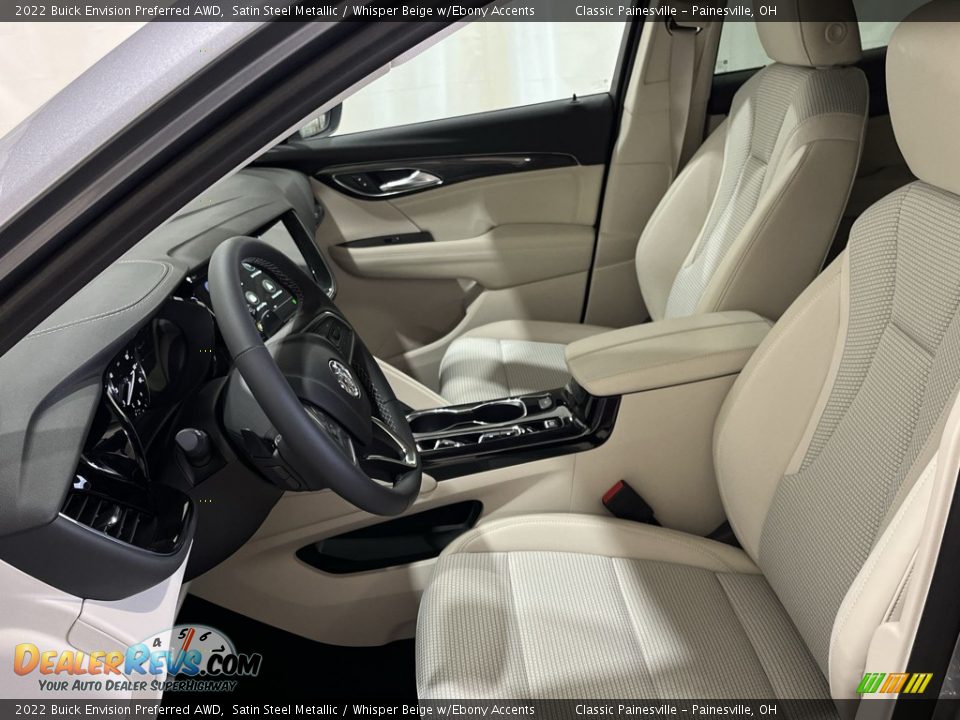 Whisper Beige w/Ebony Accents Interior - 2022 Buick Envision Preferred AWD Photo #10