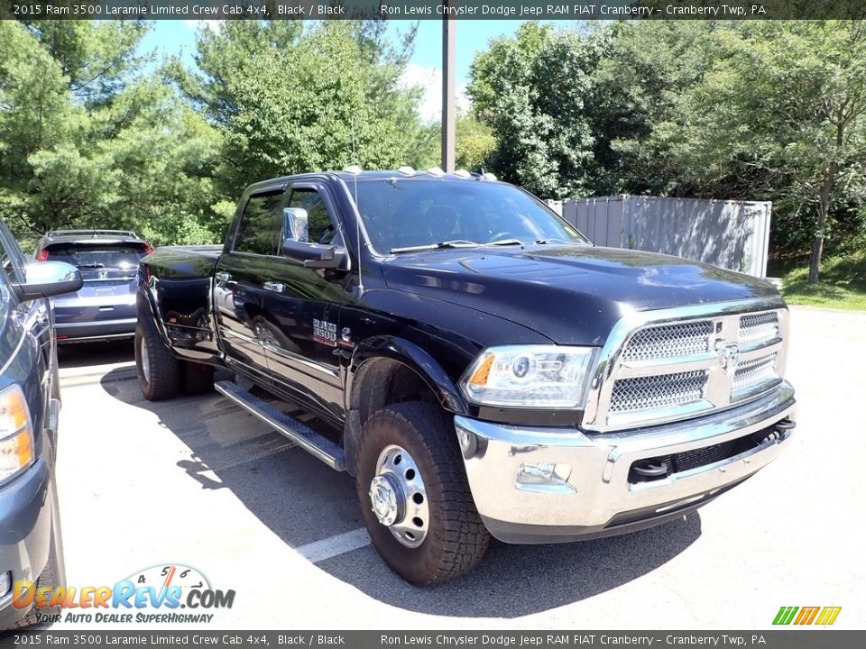 Front 3/4 View of 2015 Ram 3500 Laramie Limited Crew Cab 4x4 Photo #3