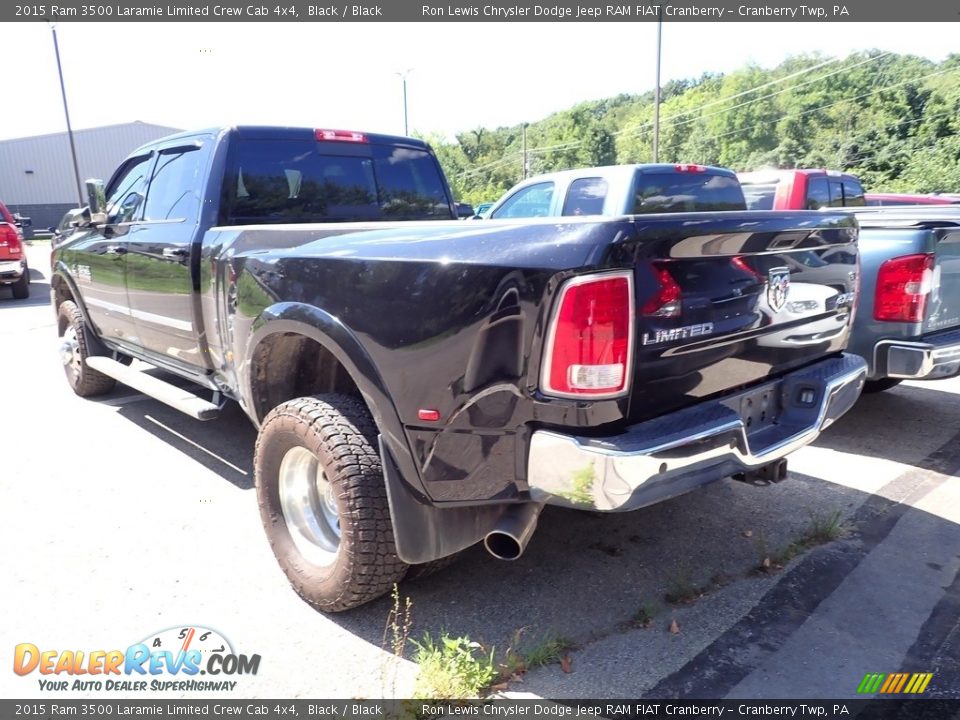 2015 Ram 3500 Laramie Limited Crew Cab 4x4 Black / Black Photo #4