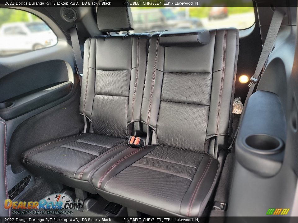 Rear Seat of 2022 Dodge Durango R/T Blacktop AWD Photo #6
