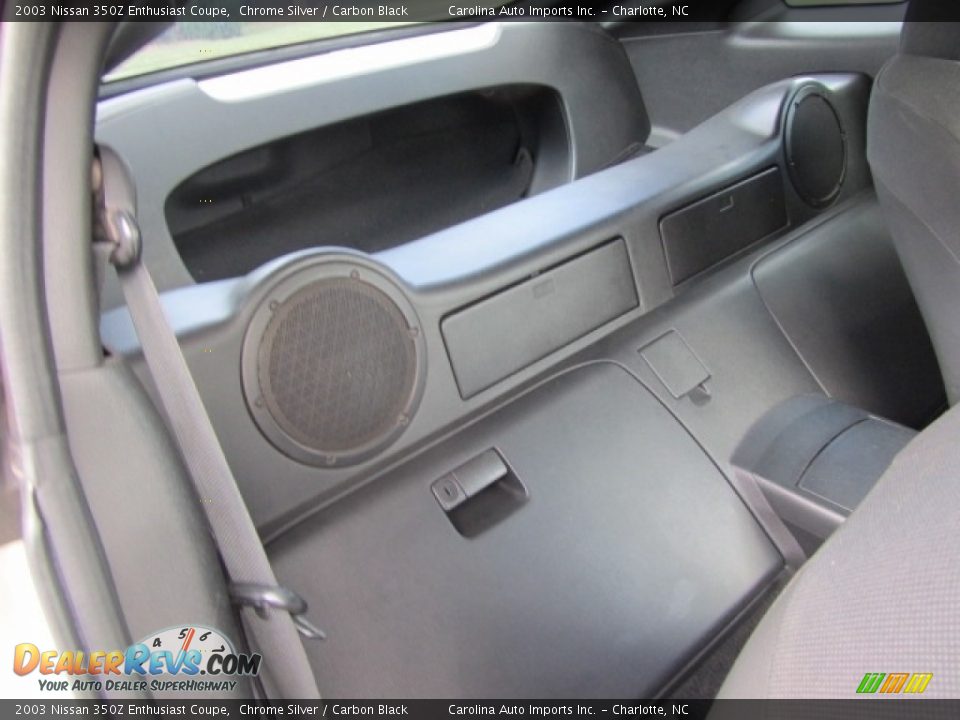 2003 Nissan 350Z Enthusiast Coupe Chrome Silver / Carbon Black Photo #21