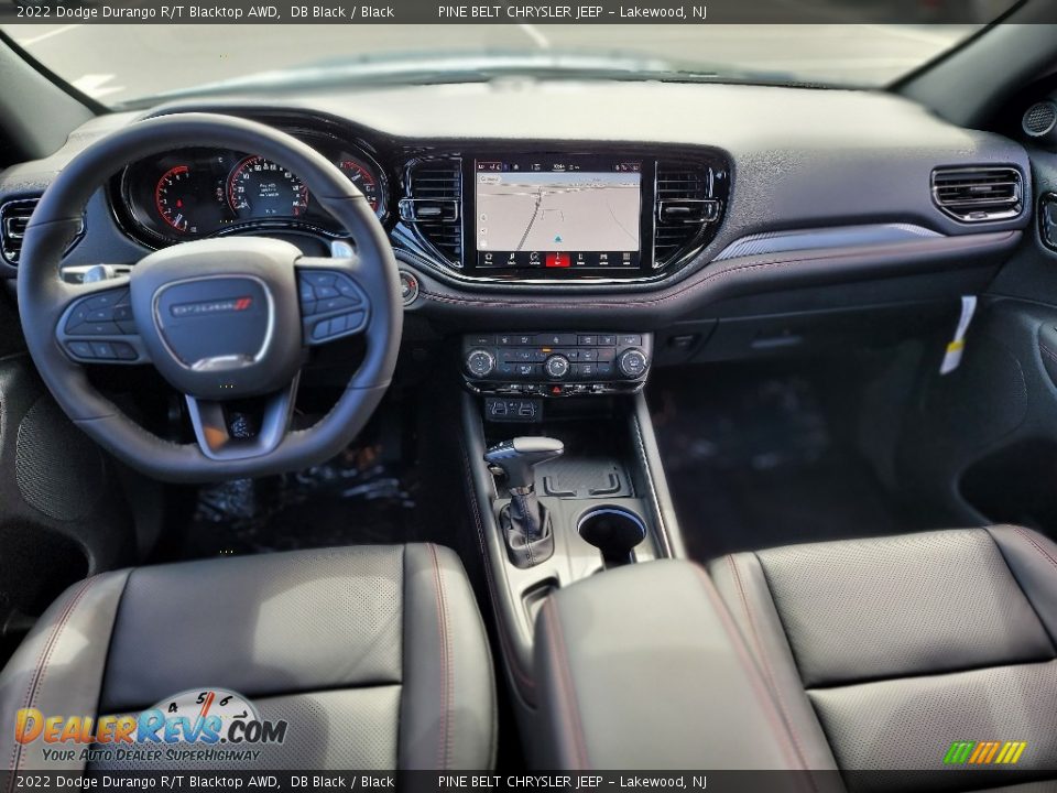 Black Interior - 2022 Dodge Durango R/T Blacktop AWD Photo #10