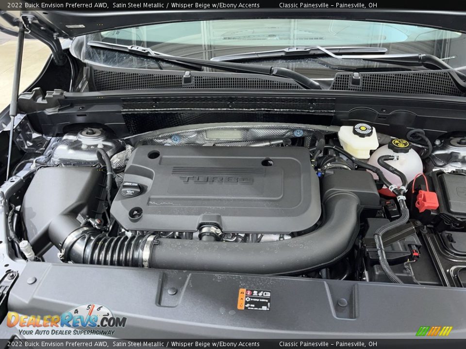 2022 Buick Envision Preferred AWD 2.0 Liter Turbocharged DOHC 16-Valve VVT 4 Cylinder Engine Photo #19