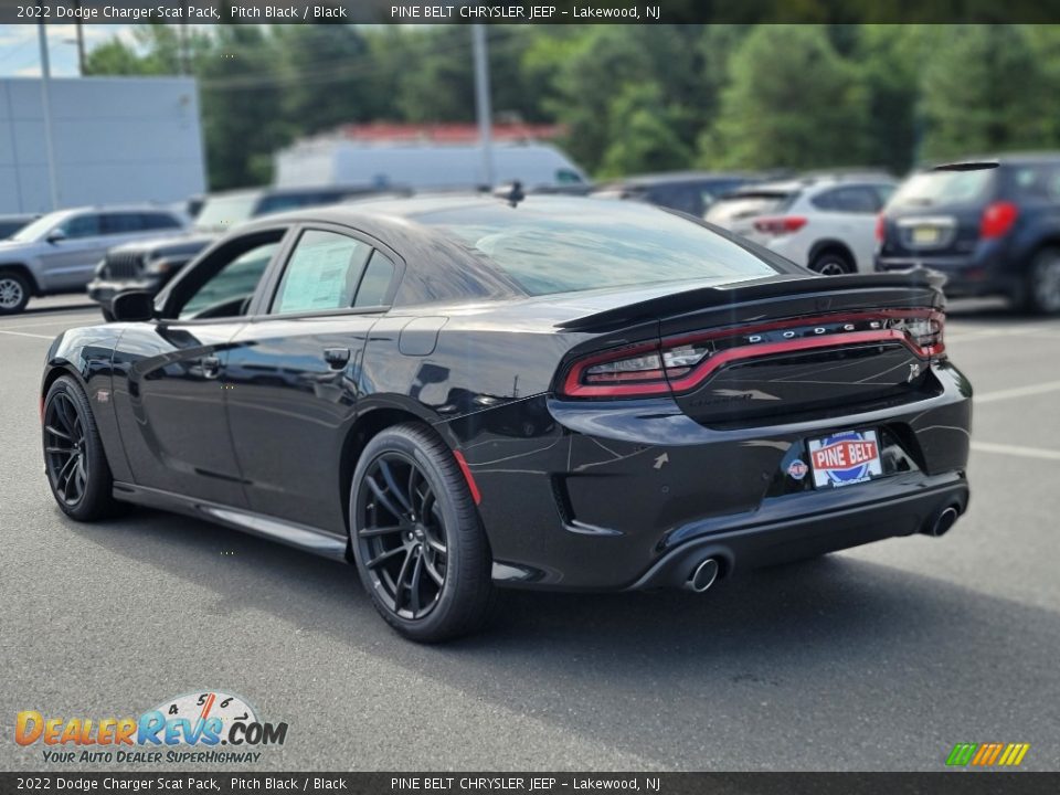 2022 Dodge Charger Scat Pack Pitch Black / Black Photo #4