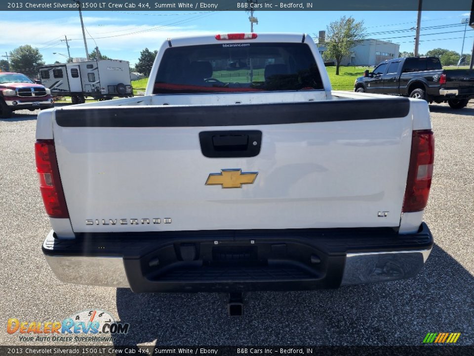 2013 Chevrolet Silverado 1500 LT Crew Cab 4x4 Summit White / Ebony Photo #4