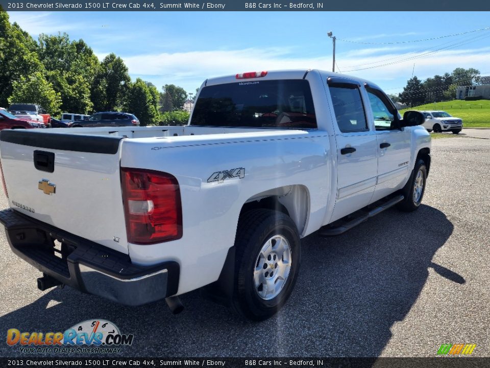 2013 Chevrolet Silverado 1500 LT Crew Cab 4x4 Summit White / Ebony Photo #5