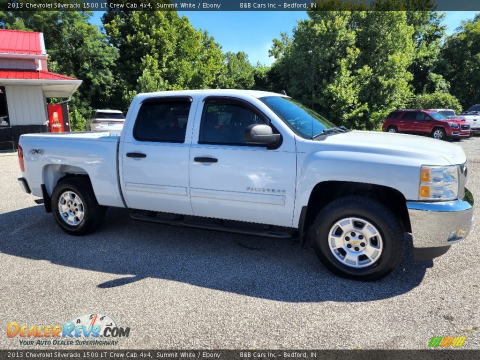 2013 Chevrolet Silverado 1500 LT Crew Cab 4x4 Summit White / Ebony Photo #6