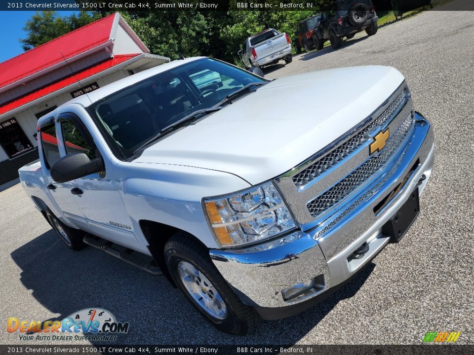 2013 Chevrolet Silverado 1500 LT Crew Cab 4x4 Summit White / Ebony Photo #7