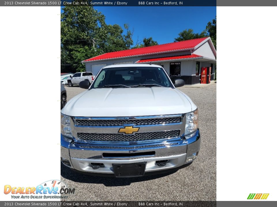 2013 Chevrolet Silverado 1500 LT Crew Cab 4x4 Summit White / Ebony Photo #8