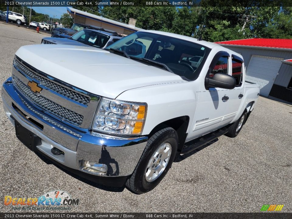 2013 Chevrolet Silverado 1500 LT Crew Cab 4x4 Summit White / Ebony Photo #9