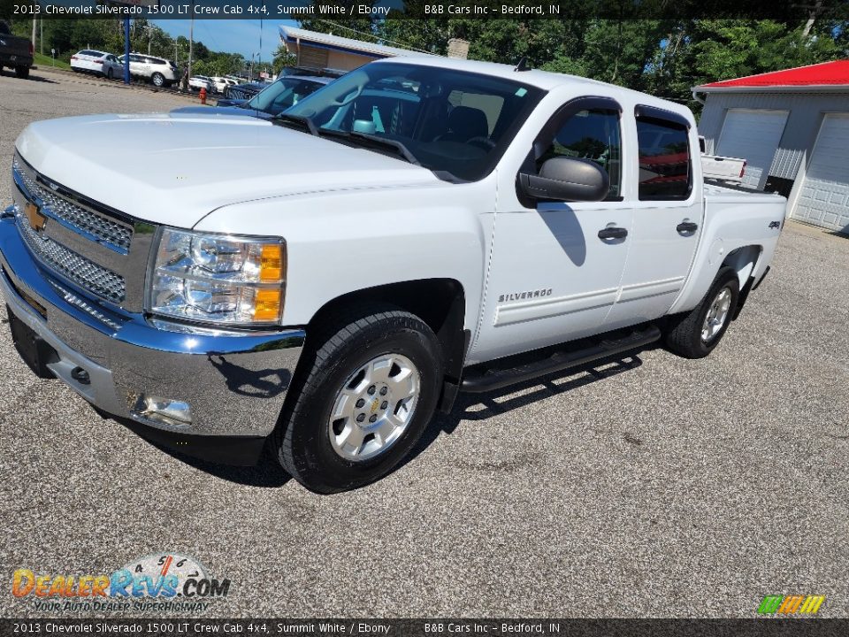 2013 Chevrolet Silverado 1500 LT Crew Cab 4x4 Summit White / Ebony Photo #10