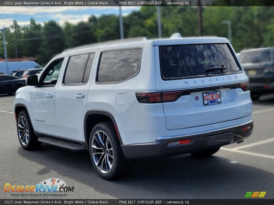 2022 Jeep Wagoneer Series II 4x4 Bright White / Global Black Photo #4