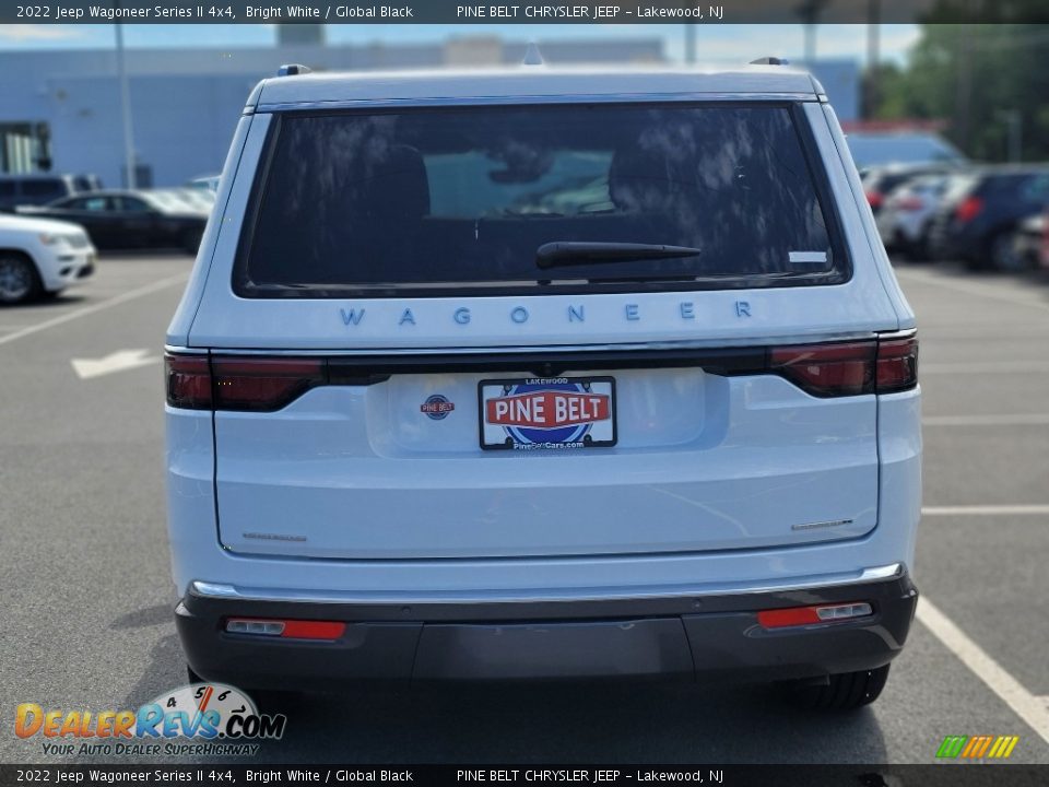 2022 Jeep Wagoneer Series II 4x4 Bright White / Global Black Photo #5