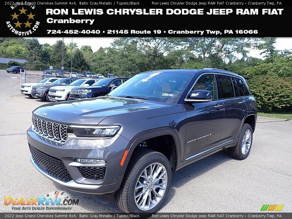 2022 Jeep Grand Cherokee Summit 4x4 Baltic Gray Metallic / Tupelo/Black Photo #1