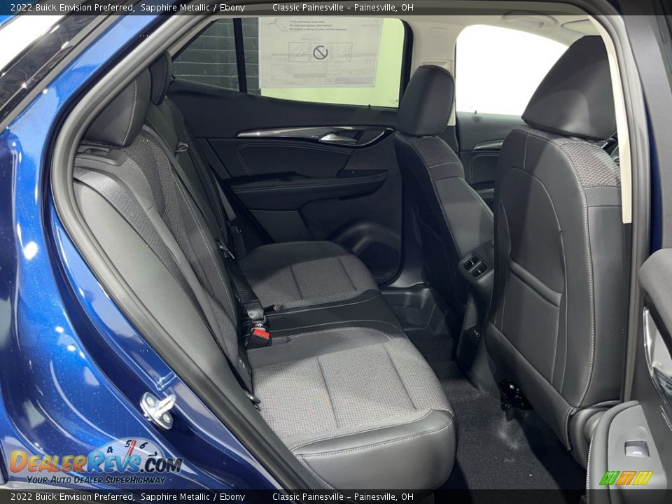 Rear Seat of 2022 Buick Envision Preferred Photo #17