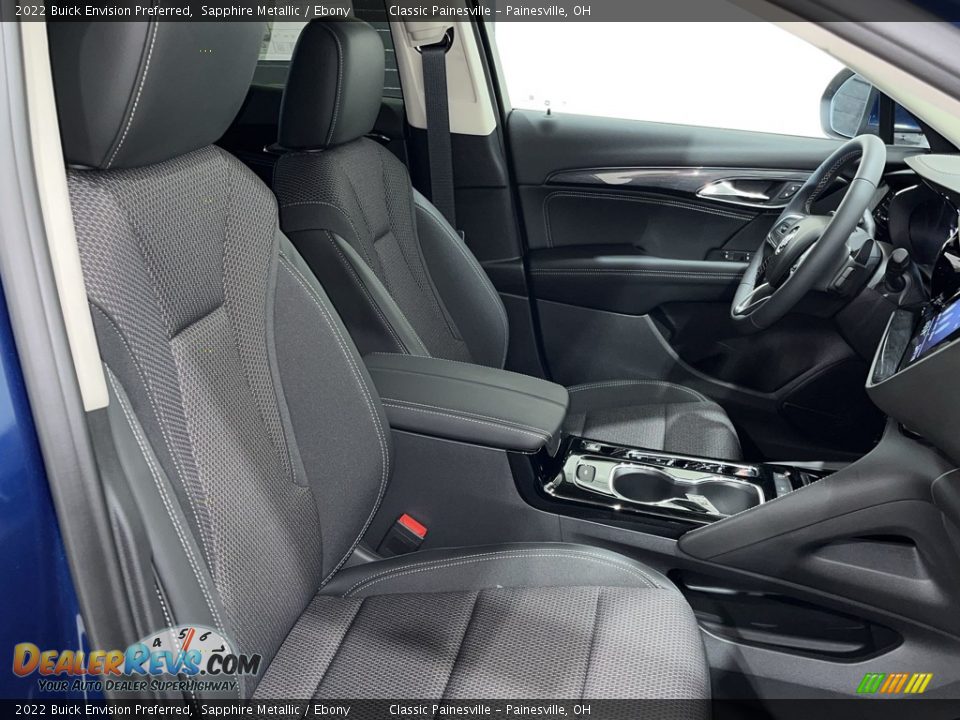 Ebony Interior - 2022 Buick Envision Preferred Photo #18