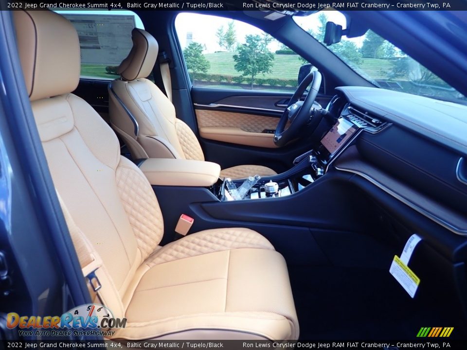 Tupelo/Black Interior - 2022 Jeep Grand Cherokee Summit 4x4 Photo #10