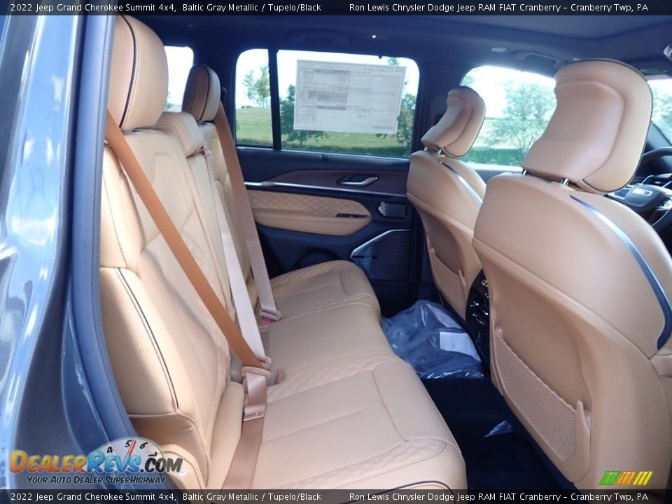 Rear Seat of 2022 Jeep Grand Cherokee Summit 4x4 Photo #11