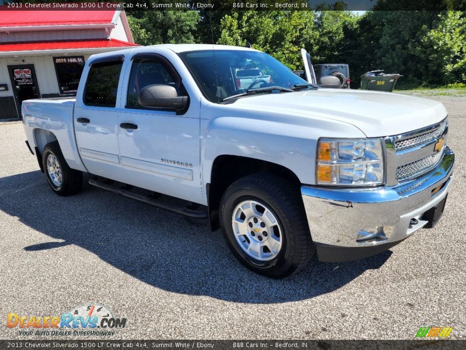 2013 Chevrolet Silverado 1500 LT Crew Cab 4x4 Summit White / Ebony Photo #29