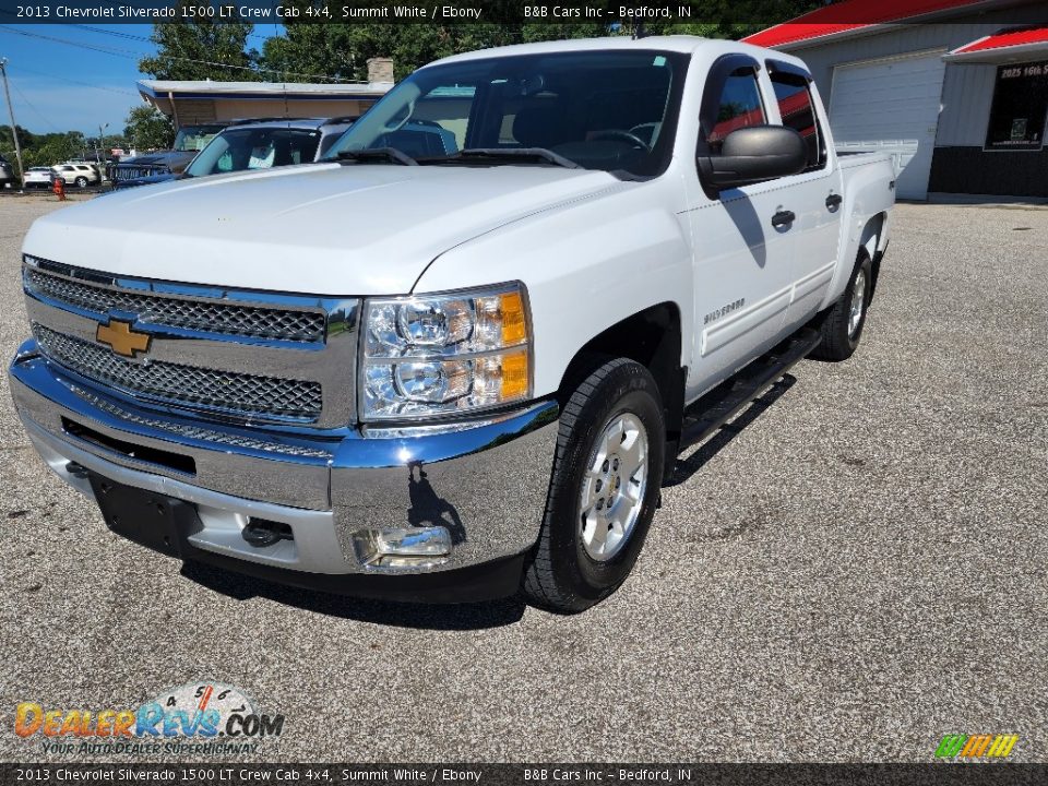 2013 Chevrolet Silverado 1500 LT Crew Cab 4x4 Summit White / Ebony Photo #30