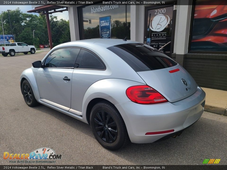 2014 Volkswagen Beetle 2.5L Reflex Silver Metallic / Titan Black Photo #7