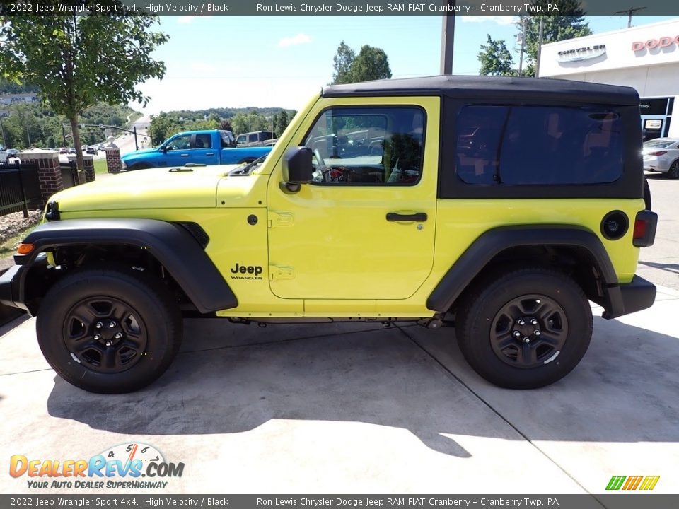 2022 Jeep Wrangler Sport 4x4 High Velocity / Black Photo #2