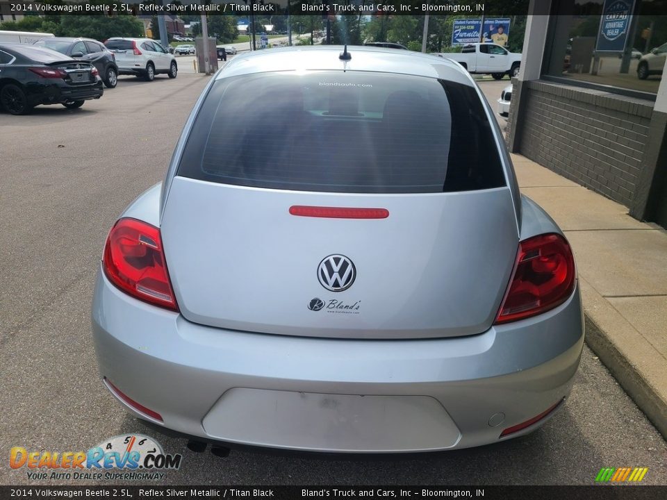 2014 Volkswagen Beetle 2.5L Reflex Silver Metallic / Titan Black Photo #8