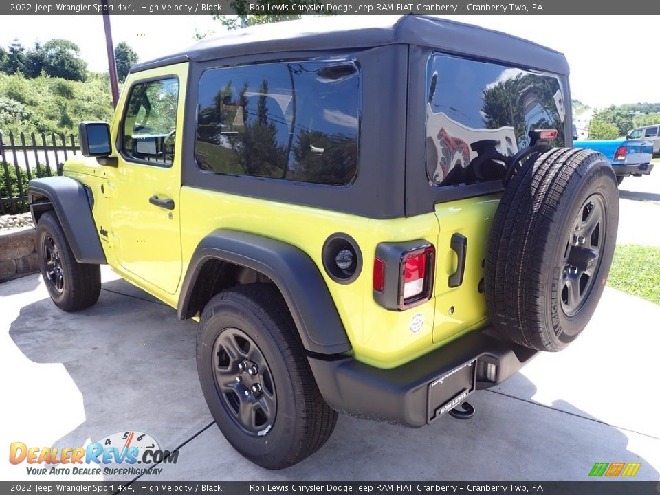 2022 Jeep Wrangler Sport 4x4 High Velocity / Black Photo #3