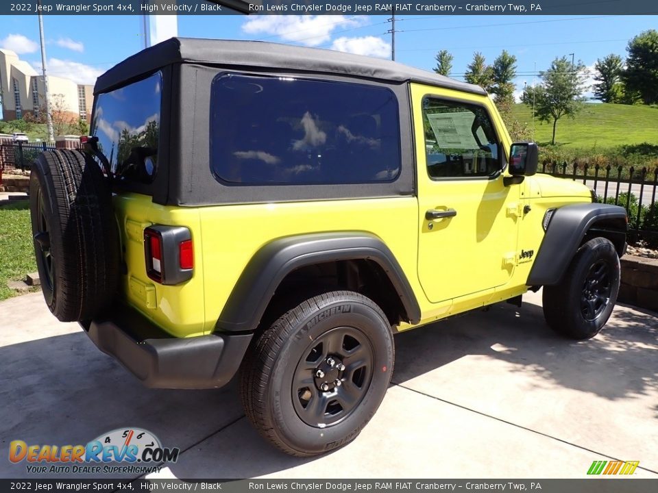 2022 Jeep Wrangler Sport 4x4 High Velocity / Black Photo #5