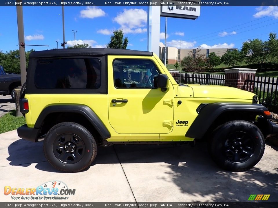 2022 Jeep Wrangler Sport 4x4 High Velocity / Black Photo #6