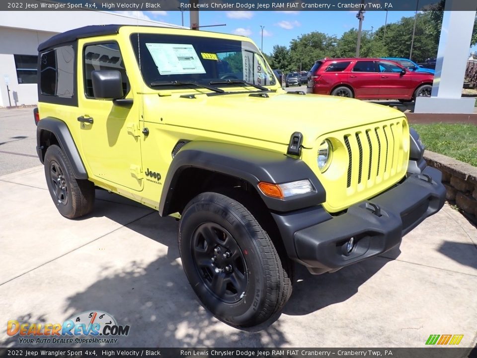 2022 Jeep Wrangler Sport 4x4 High Velocity / Black Photo #7