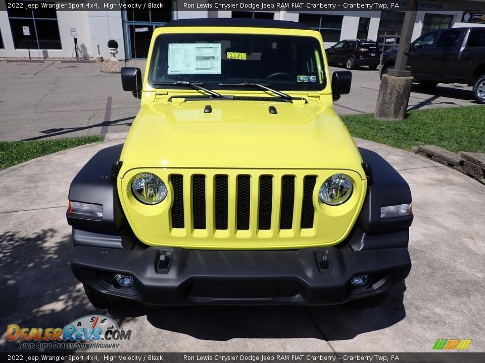 2022 Jeep Wrangler Sport 4x4 High Velocity / Black Photo #8