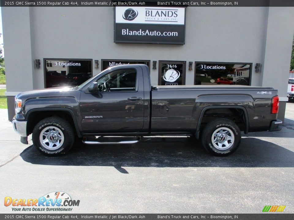 2015 GMC Sierra 1500 Regular Cab 4x4 Iridium Metallic / Jet Black/Dark Ash Photo #1