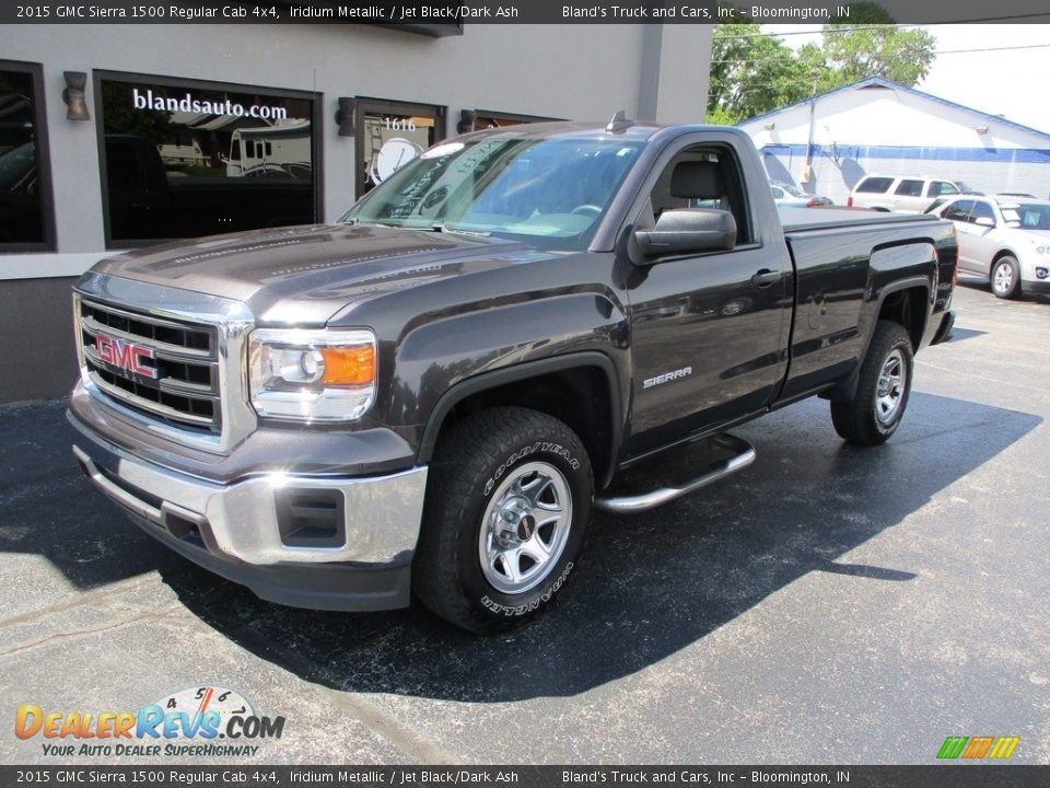 2015 GMC Sierra 1500 Regular Cab 4x4 Iridium Metallic / Jet Black/Dark Ash Photo #2