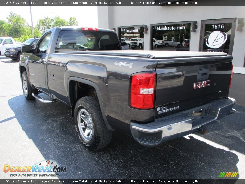 2015 GMC Sierra 1500 Regular Cab 4x4 Iridium Metallic / Jet Black/Dark Ash Photo #3