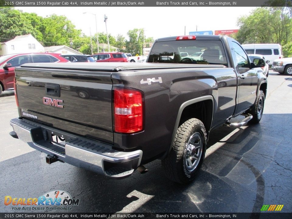 2015 GMC Sierra 1500 Regular Cab 4x4 Iridium Metallic / Jet Black/Dark Ash Photo #4