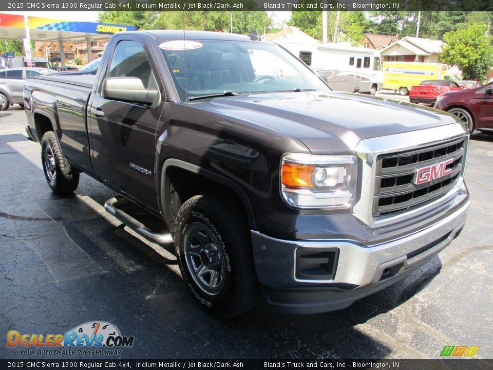 2015 GMC Sierra 1500 Regular Cab 4x4 Iridium Metallic / Jet Black/Dark Ash Photo #5