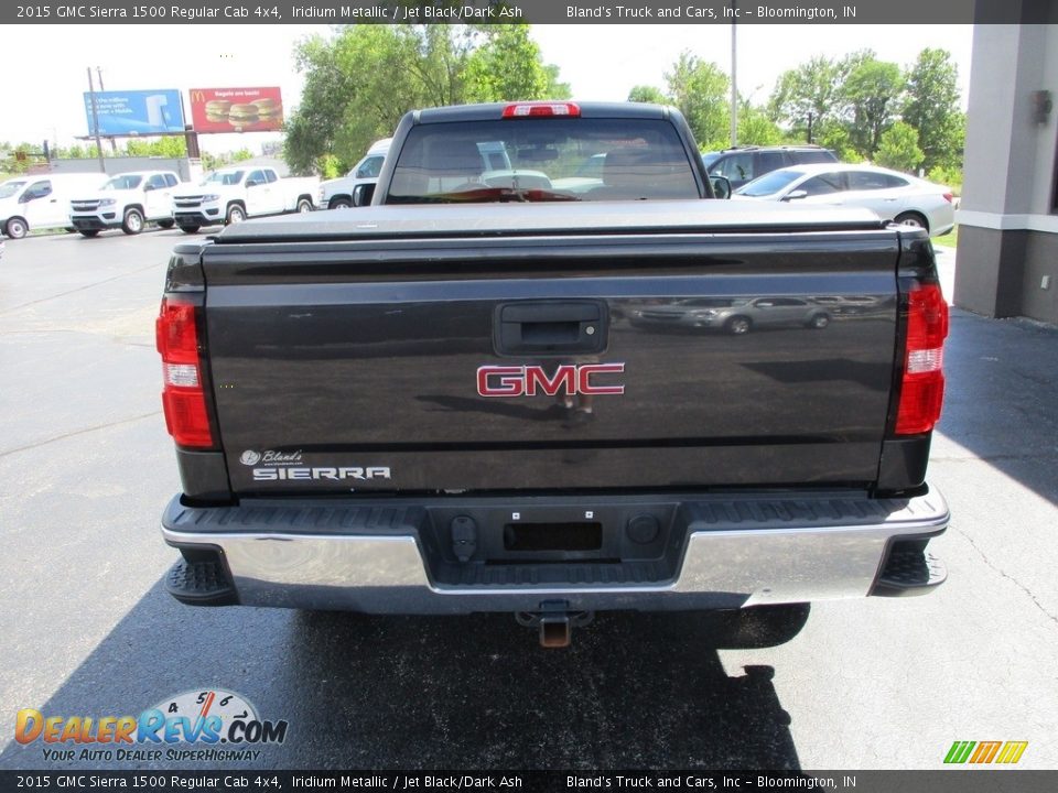 2015 GMC Sierra 1500 Regular Cab 4x4 Iridium Metallic / Jet Black/Dark Ash Photo #21