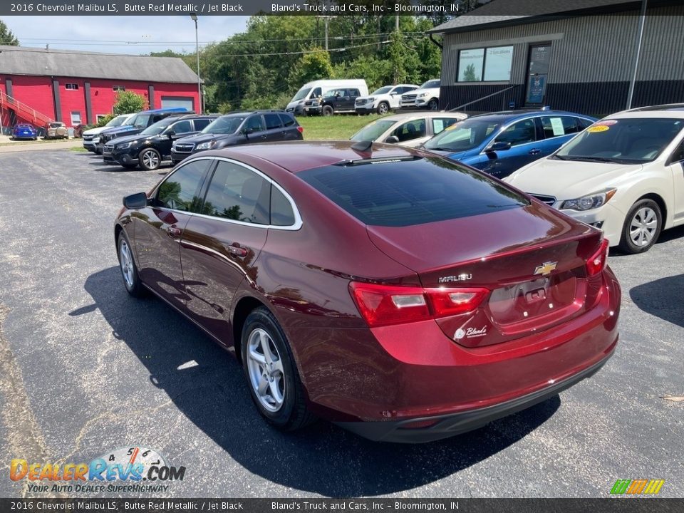 2016 Chevrolet Malibu LS Butte Red Metallic / Jet Black Photo #3