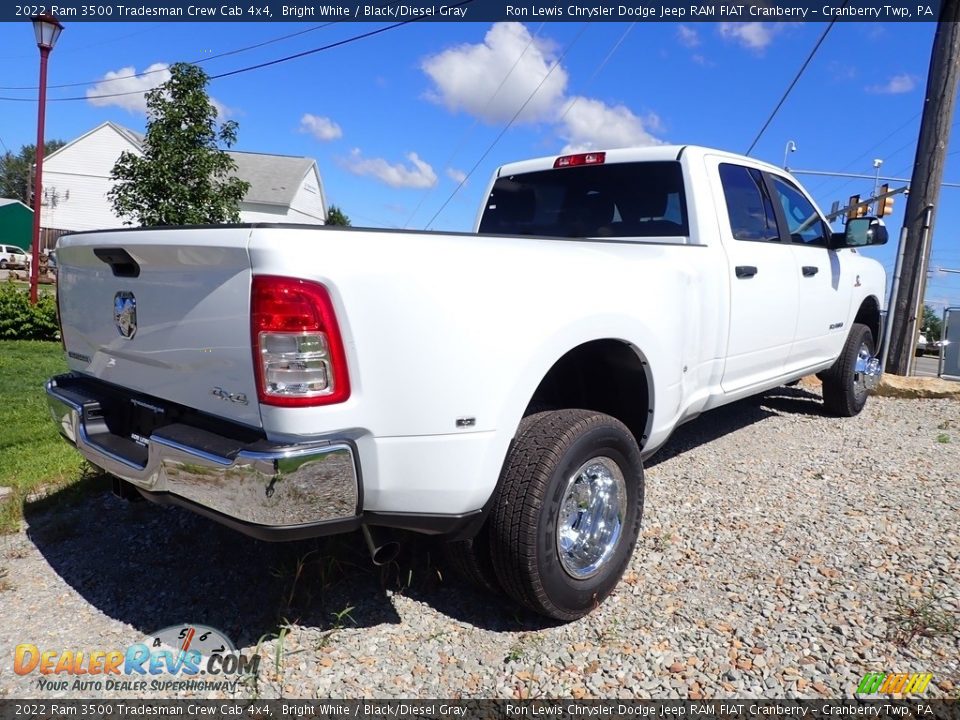 2022 Ram 3500 Tradesman Crew Cab 4x4 Bright White / Black/Diesel Gray Photo #5