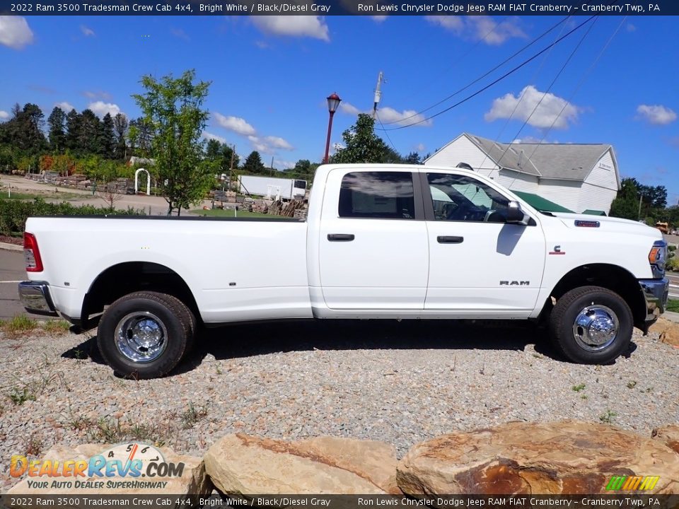 2022 Ram 3500 Tradesman Crew Cab 4x4 Bright White / Black/Diesel Gray Photo #6