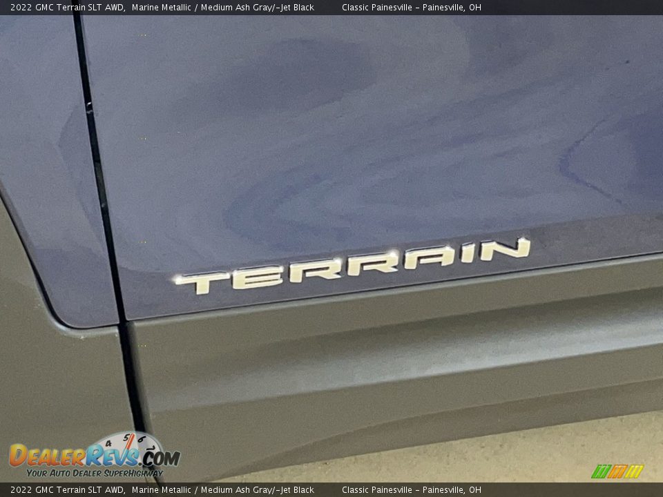 2022 GMC Terrain SLT AWD Marine Metallic / Medium Ash Gray/­Jet Black Photo #25