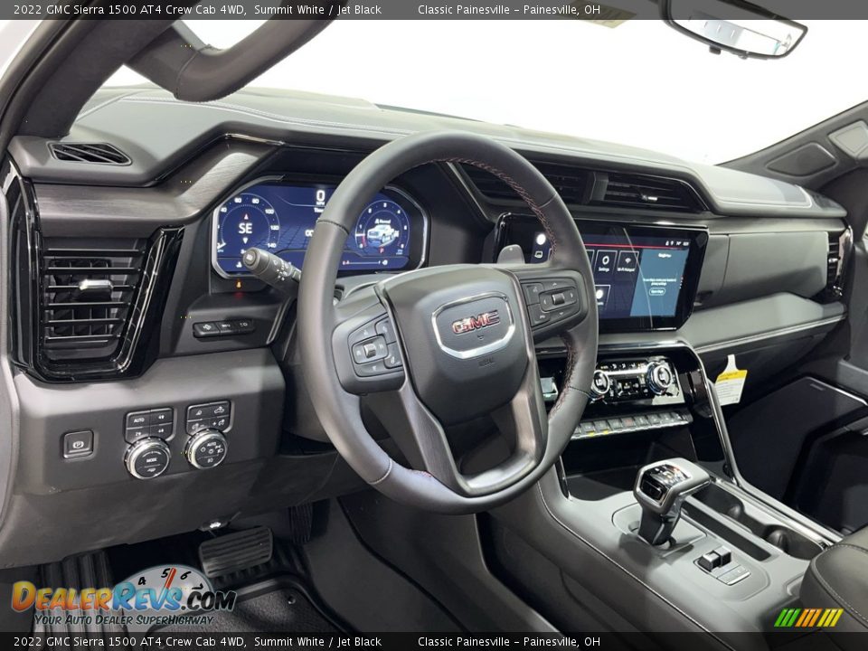 Dashboard of 2022 GMC Sierra 1500 AT4 Crew Cab 4WD Photo #2