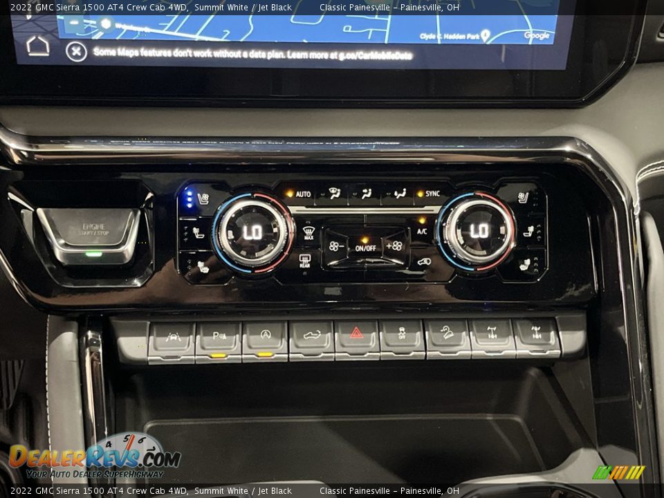 Controls of 2022 GMC Sierra 1500 AT4 Crew Cab 4WD Photo #10
