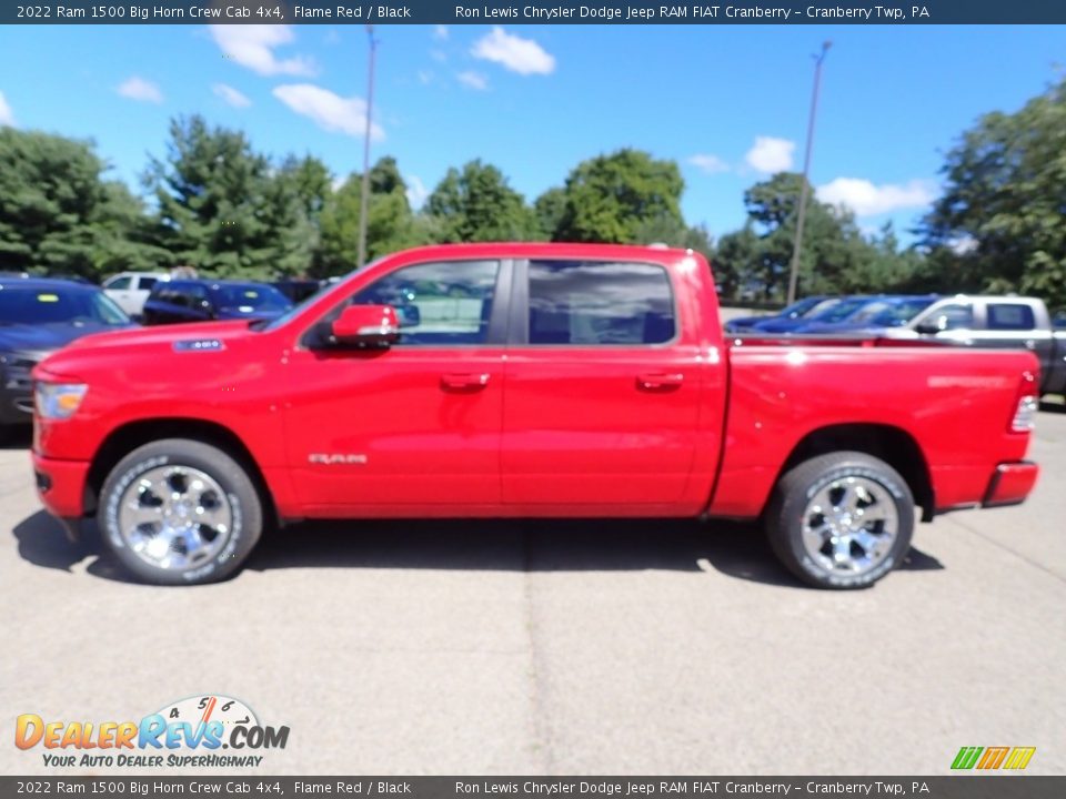 2022 Ram 1500 Big Horn Crew Cab 4x4 Flame Red / Black Photo #2