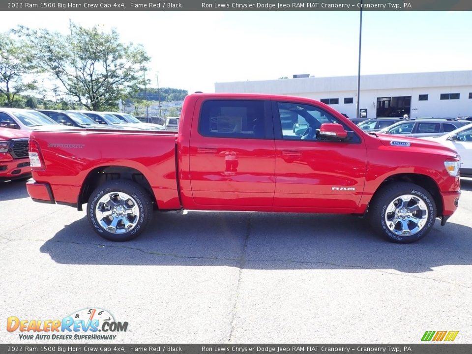 2022 Ram 1500 Big Horn Crew Cab 4x4 Flame Red / Black Photo #6