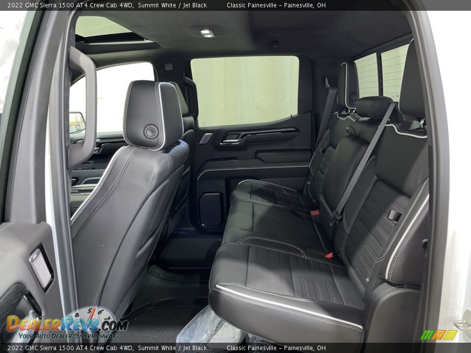 Rear Seat of 2022 GMC Sierra 1500 AT4 Crew Cab 4WD Photo #18