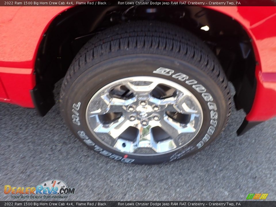 2022 Ram 1500 Big Horn Crew Cab 4x4 Flame Red / Black Photo #9