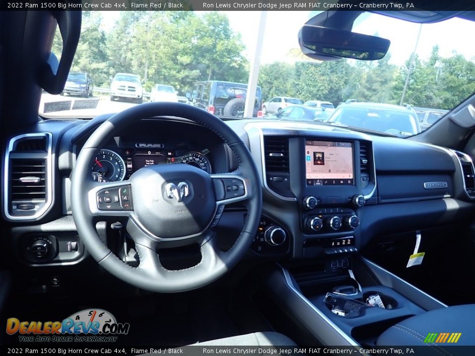 2022 Ram 1500 Big Horn Crew Cab 4x4 Flame Red / Black Photo #13